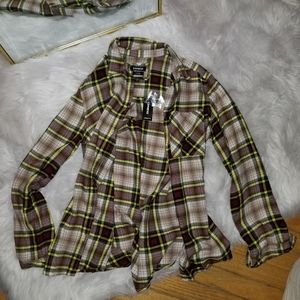 Express boyfriend flannel button up
